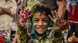 J'ai assisté au festival Holi, la fête des couleurs en