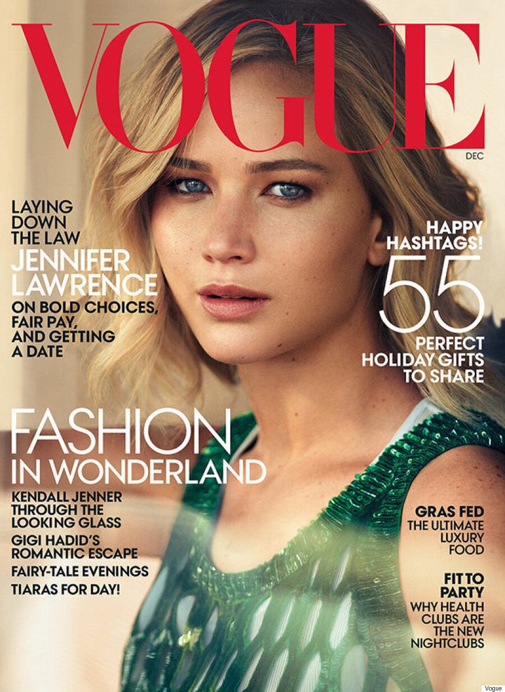Jennifer Lawrence sublime en couverture  du Vogue  de 