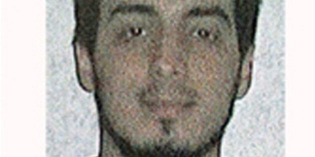 In this undated combination photo provided by the Belgian Federal Police in Brussels on Monday, March 21, 2016, suspect Najim Laachraoui is shown. Belgian prosecutors appealed to the public Monday for information about Laachraoui who allegedly traveled to Hungary in 2015 with the top suspect in the Paris attacks. The federal prosecutor's office said in a statement they are seeking information about 24-year-old Najim Laachraoui, who is said to have traveled to Syria in February 2013. It said Laachraoui was checked by guards at the Austria-Hungary border while driving in a Mercedes with Salah Abdeslam and one other person. (Belgian Federal Police via AP)