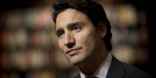TORONTO, ON - OCTOBER 9: Justin Trudeau photographed in Toronto at Ben McNally Books during an interview about his memoir, 'Common Ground'. (Lucas Oleniuk/Toronto Star via Getty Images)