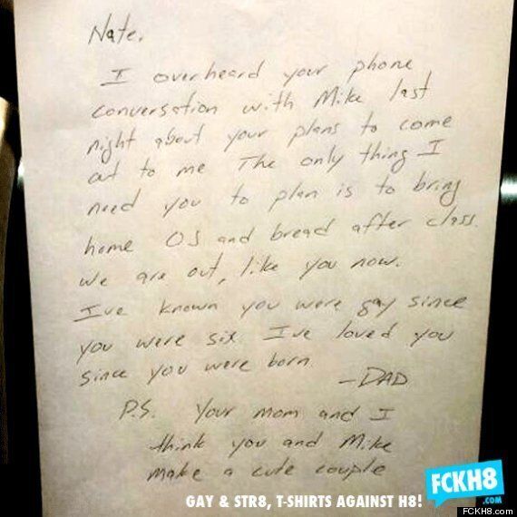 La lettre d'un père à son fils homosexuel