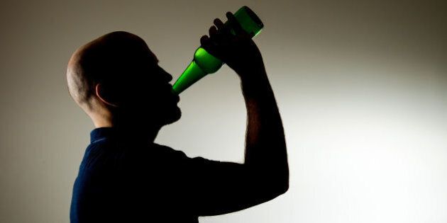 PICTURE POSED BY MODEL File photo dated 09/03/15 of a man drinking alcohol, as official figures show that the number of admissions to hospital because of alcohol-related diseases, injuries or conditions has more than doubled over the last decade.