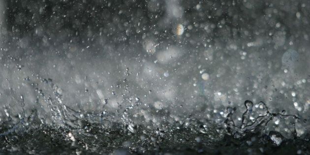 Close-up of rainfall