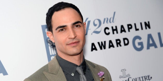 Designer Zac Posen arrives at the 42nd Annual Chaplin Award Gala Honoring Robert Redford at Alice Tully Hall on Monday, April 27, 2015, in New York. (Photo by Evan Agostini/Invision/AP)