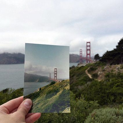 Golden Gate Bridge à San Francisco, Californie | Avril 1979 & mai 2015