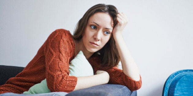 Woman looking anxious France