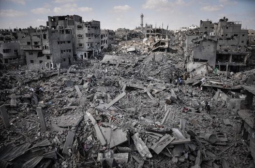 Gaza en ruines après le retrait de l'armée de l'occupation