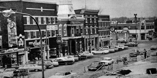 This store replaced an older unit a few stores away, about the beginning of the 50s. Store was corner Manseau Blvd and Bourget Place.Store closed in the mid-70s as it was moved to a bigger unit on Firestone Boulevard in a major Shopping mall (next to a Steinberg's). It is now a Jean Coutu Drugstore...