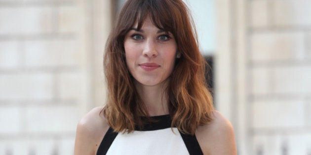 alexa chung arriving for the...