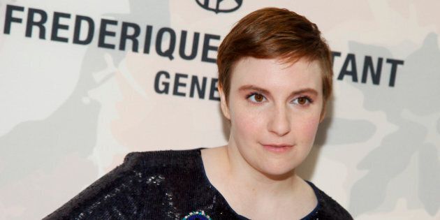 Lena Dunham attends Variety's Power of Women Luncheon at Cipriani Midtown on Friday, April 24, 2015, in New York. (Photo by Andy Kropa/Invision/AP)