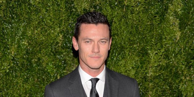 Luke Evans attends the 11th Annual CFDA/Vogue Fashion Fund Dinner event at Spring Studios on Monday, Nov. 3, 2014, in New York. (Photo by Evan Agostini/Invision/AP)