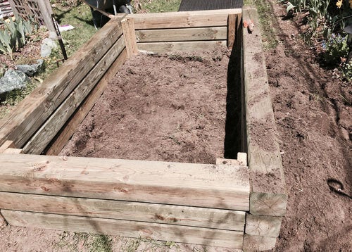 Hauteur carré de potager jardin en bois surélevé pas cher - PRÊT A JARDINER