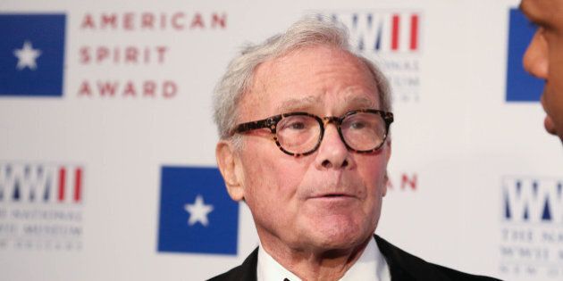 NEW YORK, NY - FEBRUARY 24: Tom Brokaw attends 2015 National WWII Museum's American Spirit Award Gala at Cipriani Wall Street on February 24, 2015 in New York City. (Photo by Rob Kim/Getty Images)
