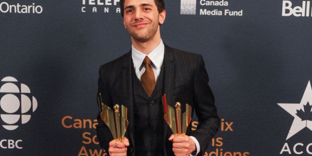 TORONTO, ON - MARCH 01: Actor Xavier Dolan poses in the press room at the 2015 Canadian Screen Awards at the Four Seasons Centre for the Performing Arts on March 1, 2015 in Toronto, Canada. (Photo by George Pimentel/WireImage)