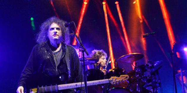The Cure perform on Day 2 of the 2013 Austin City Limits Music Festival at Zilker Park on Saturday, Oct. 5, 2013 in Austin, Texas. (Photo by Jack Plunkett/Invision/AP)