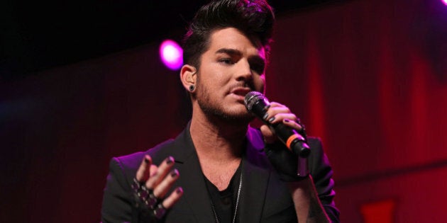 Adam Lambert performs at the Fresh 102.7 Fall Fest at the Theater at Madison Square Garden on Thursday, Oct. 8, 2015, in New York. (Photo by Greg Allen/ Invision/AP)