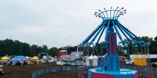 Visite du site du festival Osheaga: le calme avant la tempête