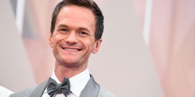 Neil Patrick Harris arrives at the Oscars on Sunday, Feb. 22, 2015, at the Dolby Theatre in Los Angeles. (Photo by Jordan Strauss/Invision/AP)