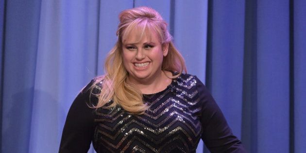 NEW YORK, NY - FEBRUARY 05: Rebel Wilson Visits 'The Tonight Show Starring Jimmy Fallon' on February 5, 2016 in New York City. (Photo by Theo Wargo/Getty Images for NBC)