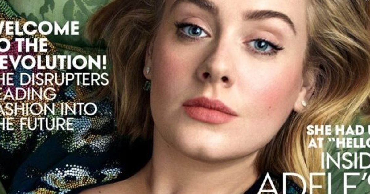 Une Deuxième Couverture De Vogue Pour Adele Magnifique Photo Huffpost Vivre