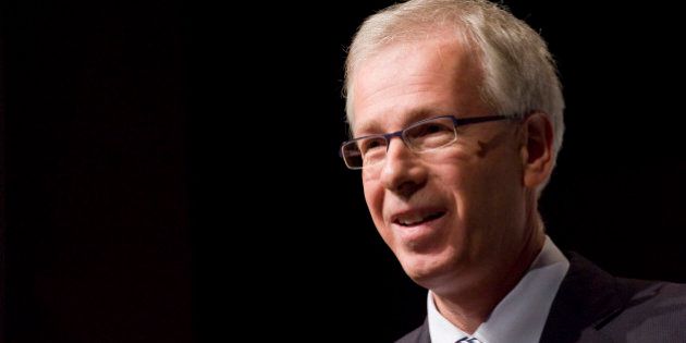 10/09/08 - HALIFAX, NOVA SCOTIA - Liberal leader Stephane Dion speaks to the Halifax Chamber of Commerce luncheon at Pier 21. Toronto Star/Rick Madonik (Photo by Rick Madonik/Toronto Star via Getty Images)