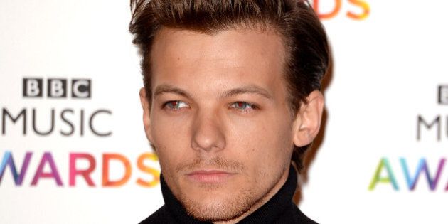 Louis Tomlinson of One Direction attending the BBC Music Awards at Earl's Court, London.