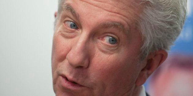 Bloc Quebecois Leader Gilles Duceppe responds to reporter's questions at a news conference at a local riding office Friday, April 29, 2011 in Granby Que. Canadians are going to the polls on Monday. (AP Photo/The Canadian Press, Jacques Boissinot)