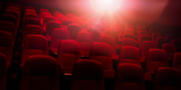 USA, North Carolina, Empty cinema seats