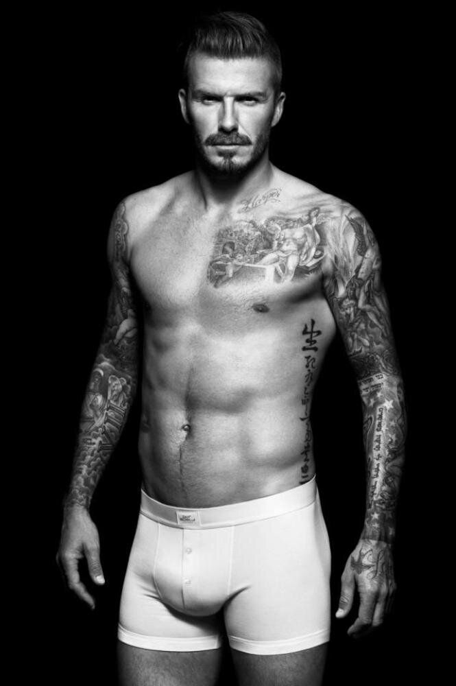 David Beckham en lingerie H&M