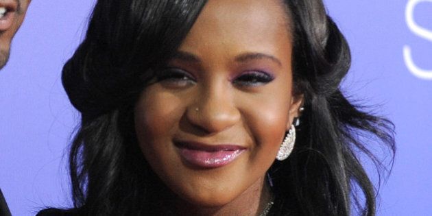 FILE - In this Aug. 16, 2012, file photo, Bobbi Kristina Brown attends the Los Angeles premiere of