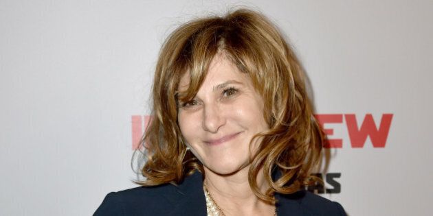 LOS ANGELES, CA - DECEMBER 11: Co-Chairman of Sony Pictures Entertainment Amy Pascal attends the Premiere of Columbia Pictures' 'The Interview' at The Theatre at Ace Hotel Downtown LA on December 11, 2014 in Los Angeles, California. (Photo by Kevin Winter/Getty Images)