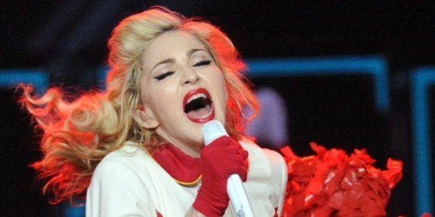 ATLANTA, GA - NOVEMBER 17: Madonna performs at Philips Arena on November 17, 2012 in Atlanta, Georgia. (Photo by Chris McKay/WireImage)