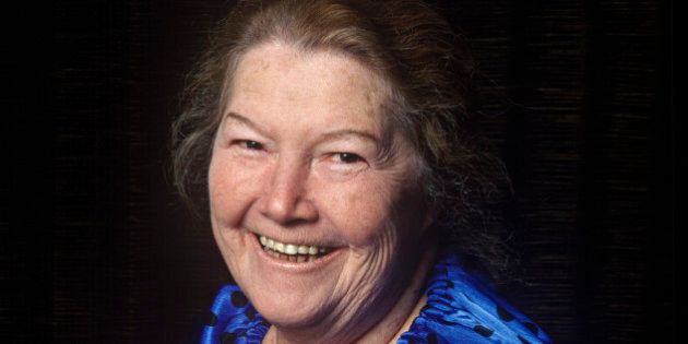 PARIS, FRANCE - APRIL 20. Australian writer Colleen McCullough during portrait session held on april 20, 1997 in hotel room in Paris, France. (Photo by Ulf Andersen/Getty Images)