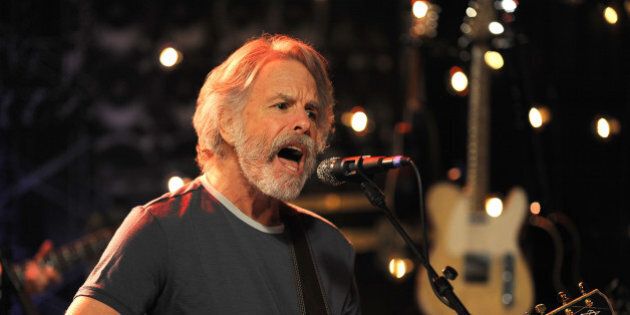 SAN RAFAEL, CA - AUGUST 03: Bob Weir of The Grateful Dead performs during the 'Move Me Brightly' 70th Birthday Tribute for Jerry Garcia at TRI Studios on August 3, 2012 in San Rafael, California. (Photo by C Flanigan/WireImage)