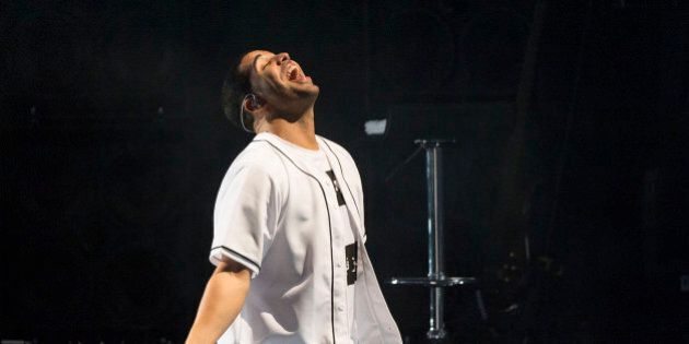 TORONTO, ON - AUGUST 5 - Drake headlines the OVO Festival at the Molson Amphitheatre. (Carlos Osorio/Toronto Star via Getty Images)