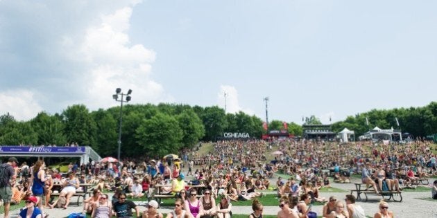 MONTREAL, CANADA - AUGUST 03: A general view of day 3 at the Osheaga Music and Arts Festival on August 3, 2014 in Montreal, Canada. (Photo by Emma McIntyre/Getty Images)