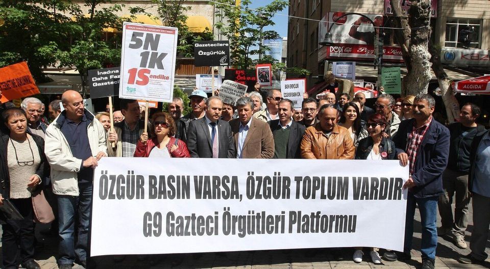 TURKEY-MEDIA-PROTEST