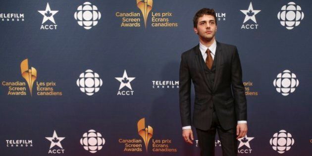 TORONTO, ON - MARCH 1: Seen on the red carpet prior to the event, Director Xavier Dolan.The Canadian Screen Awards were held at the Four Season's Centre in Toronto. The awards honour the best of television and film. (Richard Lautens/Toronto Star via Getty Images)