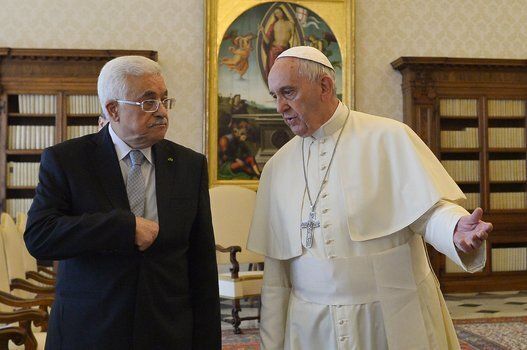 Le pape François reçoit Mahmoud Abbas 