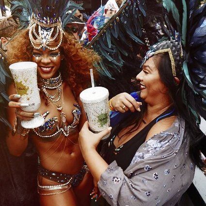 Rihanna Parties In Barbados