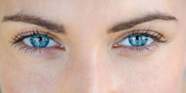 Detail of woman's eyes