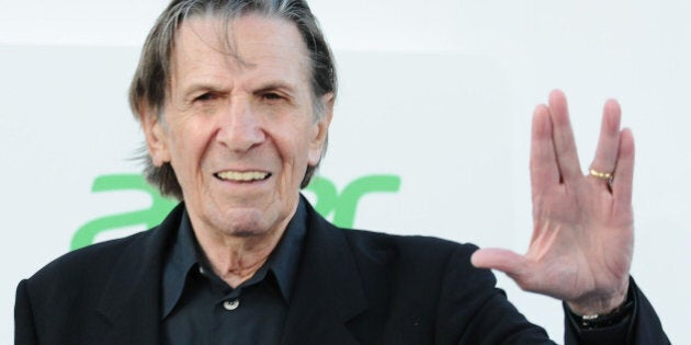 HOLLYWOOD, CA - MAY 14: Actor Leonard Nimoy attends the premiere of 'Star Trek Into Darkness' at Dolby Theatre on May 14, 2013 in Hollywood, California. (Photo by Jason LaVeris/FilmMagic)