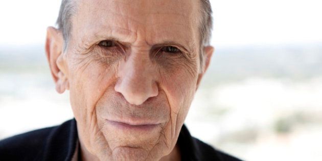 Actor Leonard Nimoy, a cast member in the upcoming film