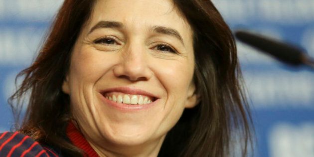 Actress Charlotte Gainsbourg during the press conference for the film Every Thing Will Be Fine in Berlin, Tuesday, Feb. 10, 2015. (AP Photo/Markus Schreiber)
