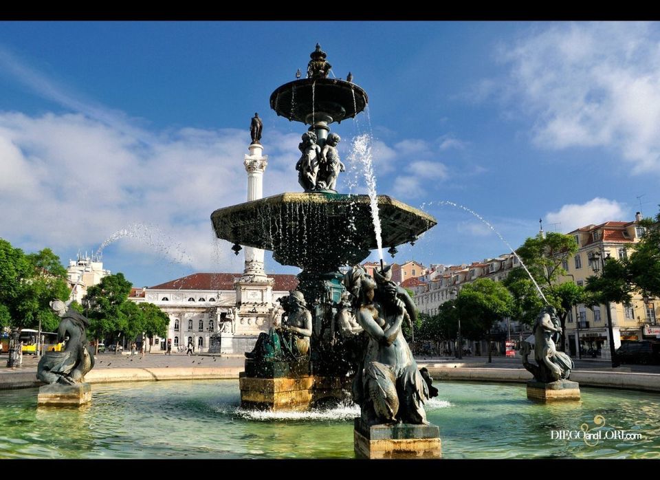Praça de D. Pedro IV Baroque Fountain