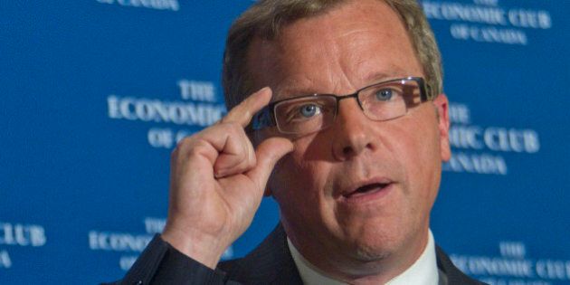 Brad Wall, premier of the province of Saskatchewan, speaks during an Economic Club of Canada luncheon meeting in Toronto, Ontario, Canada, on Friday, Oct. 29, 2010. Wall discussed his decision to oppose the Potash Corp. of Saskatchewan Inc. takeover by BHP Billiton Ltd. Potash Corp., the world's largest fertilizer company, dropped the most in four months in New York on speculation the Canadian government will block BHP Billiton's $40 billion hostile takeover offer. Photographer Norm Betts/Bloomberg via Getty Images