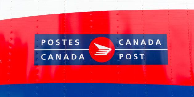 TORONTO, CANADA - 2014/06/20: Canada Post Corporation, known more simply as Canada Post is the crown corporation which functions as the country's primary postal operator. (Photo by Roberto Machado Noa/LightRocket via Getty Images)