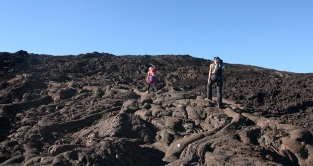 En route vers le Piton de la Fournaise.