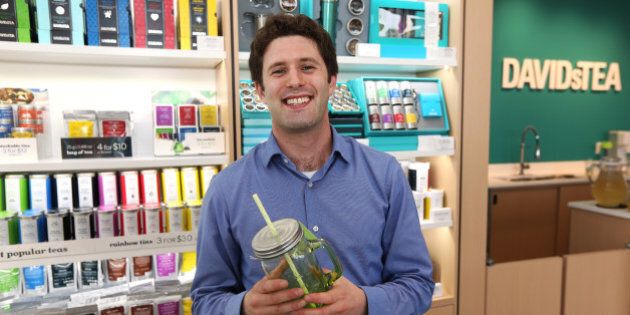 BOSTON - JUNE 5: DavidsTea co-founder David Segal is photographed at the store's Chestnut Hill neighborhood location on June 5, 2014. (Photo by Pat Greenhouse/The Boston Globe via Getty Images)