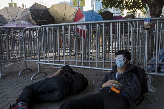 La "révolution des parapluies" à Hong Kong